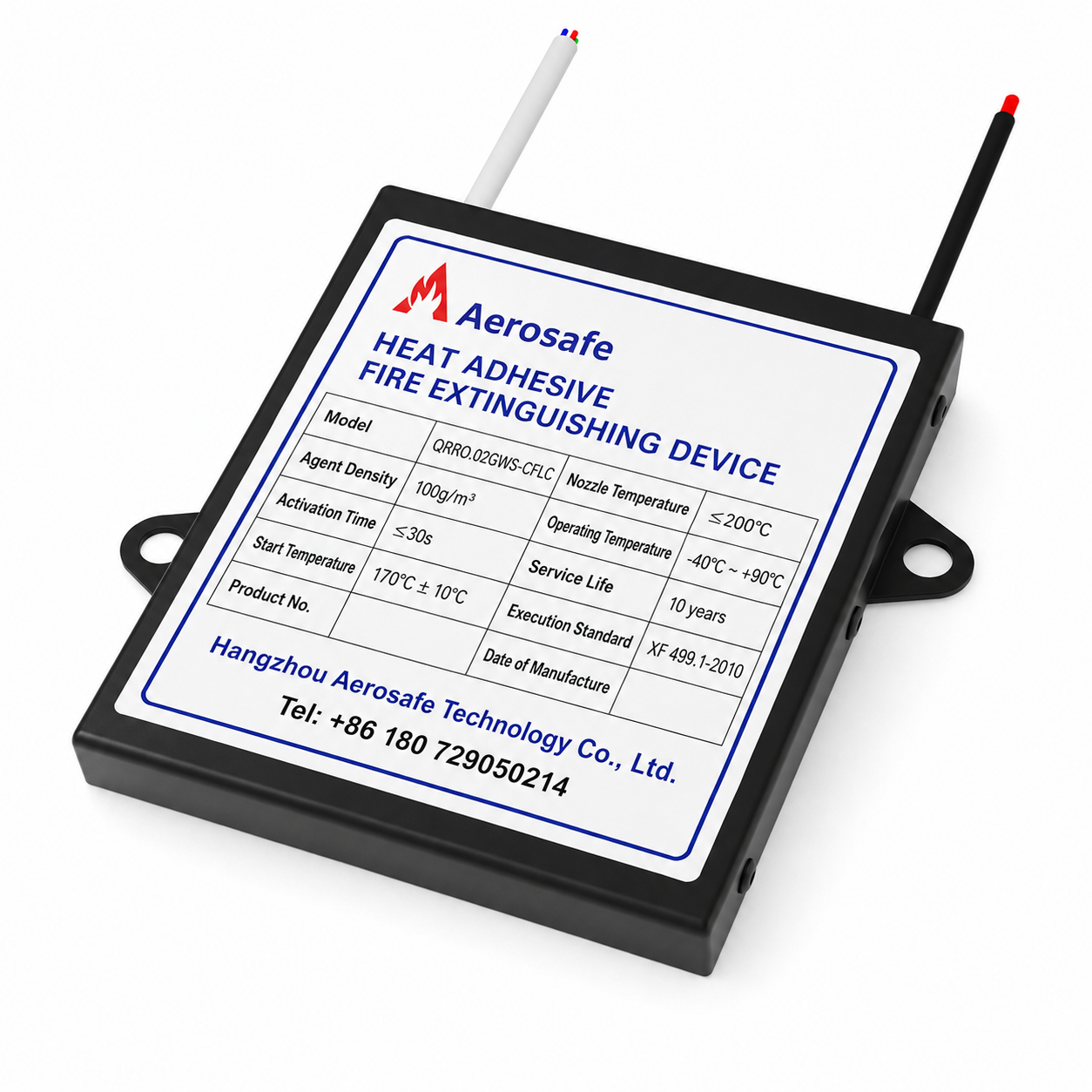 CFLC Thermal Line Activated Aerosol Fire Extinguishing Device for Vehicle Engine Security
